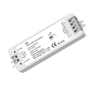 SKY RF RGB Receiver, 3 Channels 4A, 12V 144W / 24V 288W