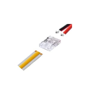 Strip-to-Wire Snap Connector for 8mm COB LED Strips