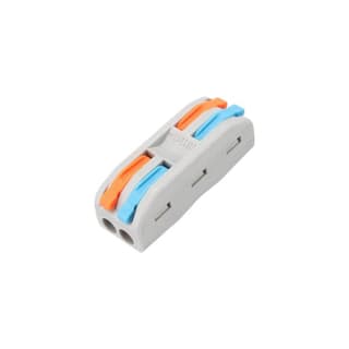 Lever Wire Connector 2-In 2-Out, 28-12 AWG, 32A 600V