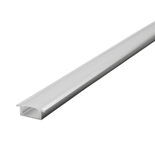 Recessed LED Aluminum Channel for 10mm Strip, 8 ft – Silver (AR1)