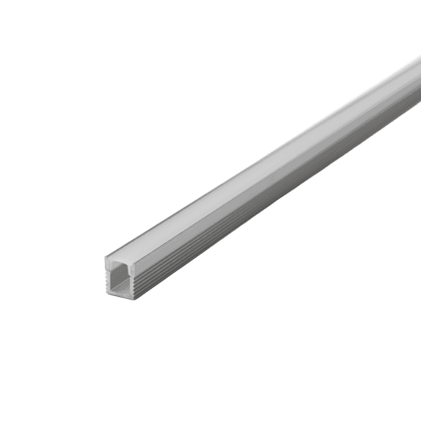 Slim Surface Mount LED Aluminum Channel for 5mm Strip, 8 ft – Silver (SM5)