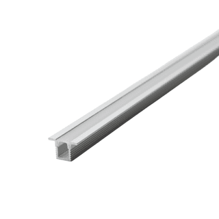 Slim Deep Recessed LED Aluminum Channel for 5mm Strip, 8 ft – Silver (RM5)
