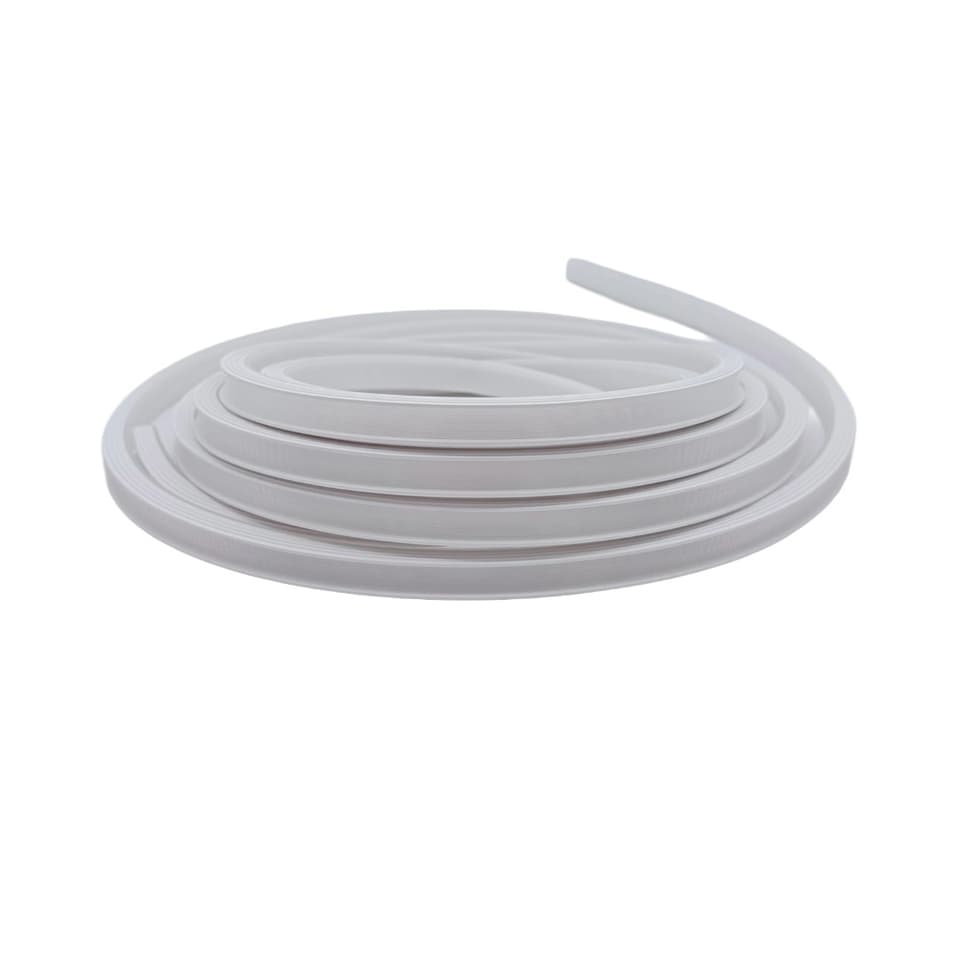 Surface Flexible LED Channel for 12mm Strip, 16.4 ft – Silver