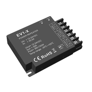 SKY Single Color LED Amplifier, 1 Channel 30A, 12V 360W / 24V 720W