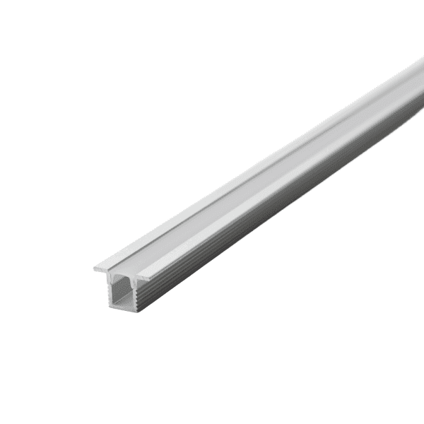 Slim Deep Recessed LED Aluminum Channel for 5mm Strip, 8 ft – Silver (RM5)