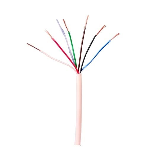 22/6 AWG Stranded Wire, White Jacket – Sold by the Foot