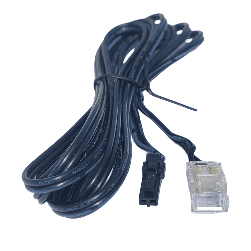 EasyLED Strip-to-Power Pigtail for 8mm COB LED Strips, 3A Dupont, 6 ft