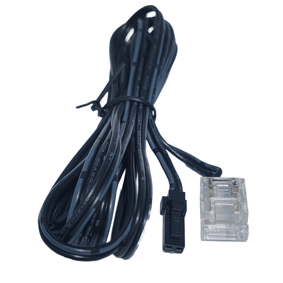 EasyLED Strip-to-Power Pigtail for 10mm COB LED Strips, 3A Dupont, 6 ft