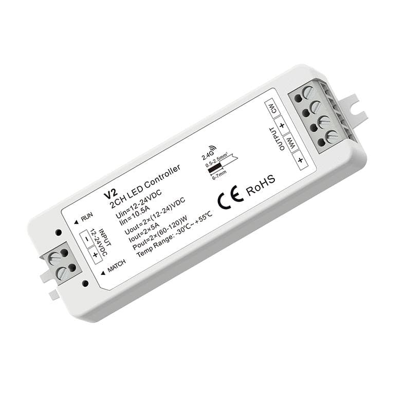 SKY RF CCT Receiver, 2 Channels 5A, 12V 120W / 24V 240W
