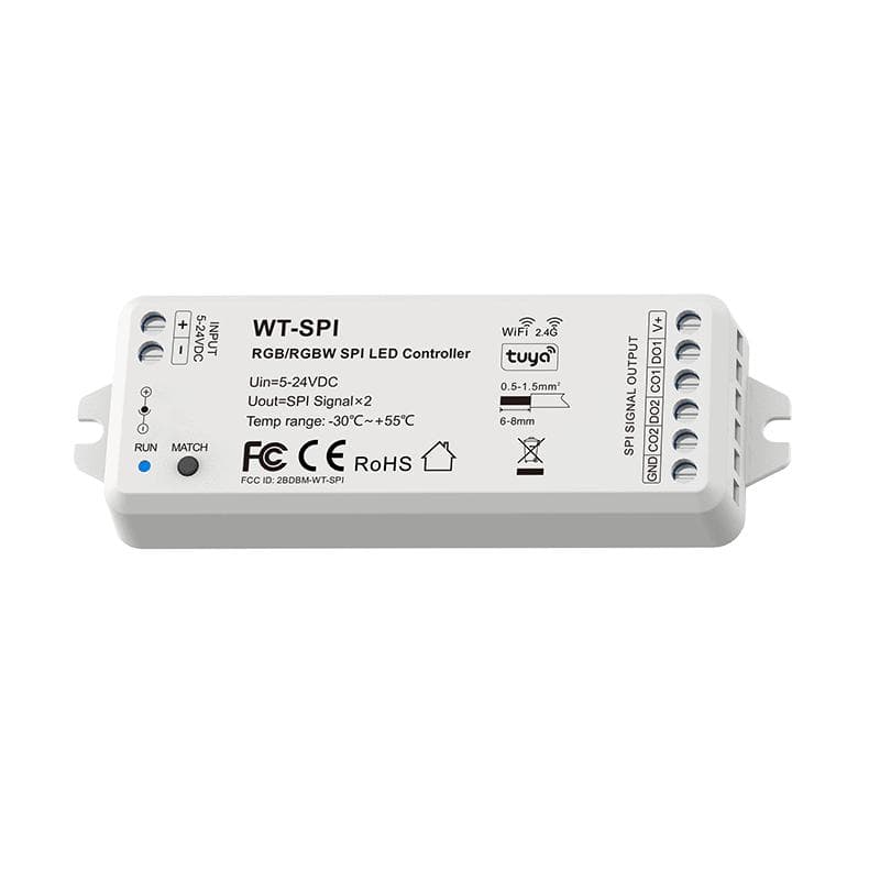 SKY WiFi + RF SPI Controller for RGB/RGBW Digital Strips, 2 Signal Outputs