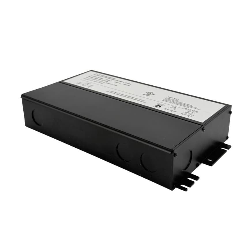 5-in-1 Dimmable 192W 24V LED Driver, Triac & 0-10V, 2×96W Class 2
