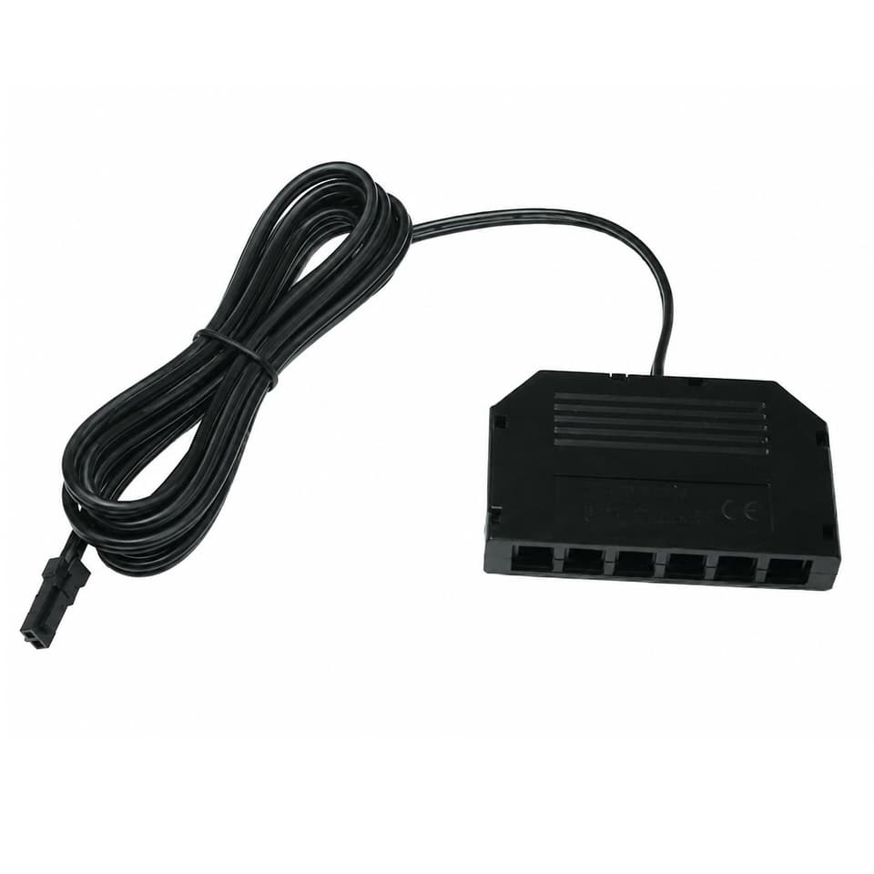 EasyLED 6-Port Splitter Box, 24V 3A Dupont, 72W, 5 ft Lead
