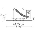 6" Airtight New Construction Universal Housing, IC Rated, E26 - Image 2