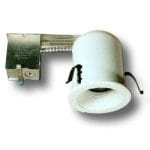 4" Airtight Remodeling Universal Housing, Shallow, GU10