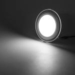 7" LED Glass Round Panel - Switchable Color Temperature, 12W - Image 2