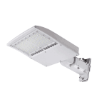 LED Shoebox, 150W, White Finish, Slit Fitter Mount