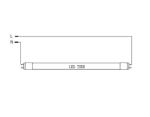 4 ft Hybrid LED Tube, 18W - Image 2