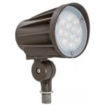 FLD2 LED Bullet Light with Knuckle Base, 15W, 100-277V, NEW