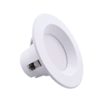 4" LED Round Recessed Down Light, Smooth Trim, 10W