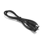 3.3-feet 2-pin Female to Male Connector, IP65, Black