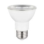 LED Par20 Light White Frame, 7W Dimmable