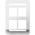 adorne® 4-Port Frame