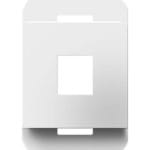 adorne® 1-Port Frame