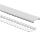 8-feet Flanged Aluminum Channel White - AR1 - Image 2