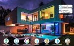 4" Smart LED Flat Square Panel - RGBCCT, 10W, Round Cutout - Image 6