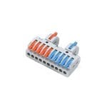 Lever Compact Wire Connectors, 2 Cables In 10 Cables Out