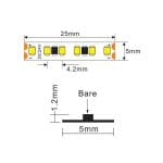 UL SMD2216 LED Strip 1200 Single Color Chips, Narrow (4mm/0.16") - Image 2