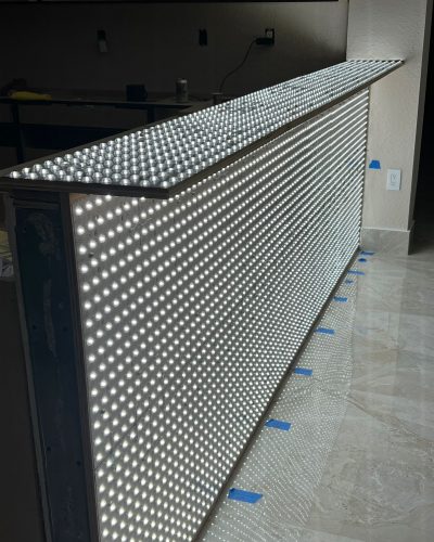 LED Translucent Counter Top Before Installation